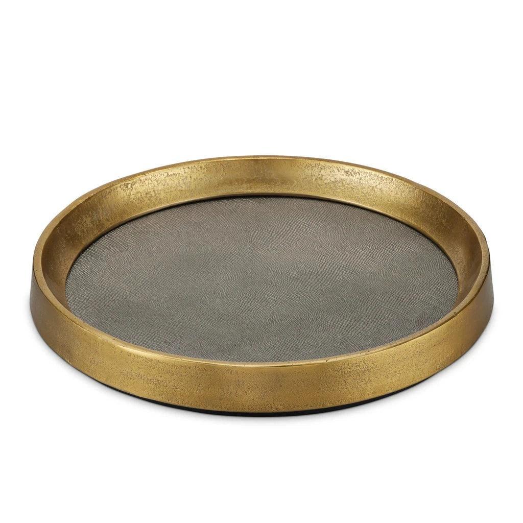 Tanay Round Tray - LOOMLAN - Currey & Co - Trays