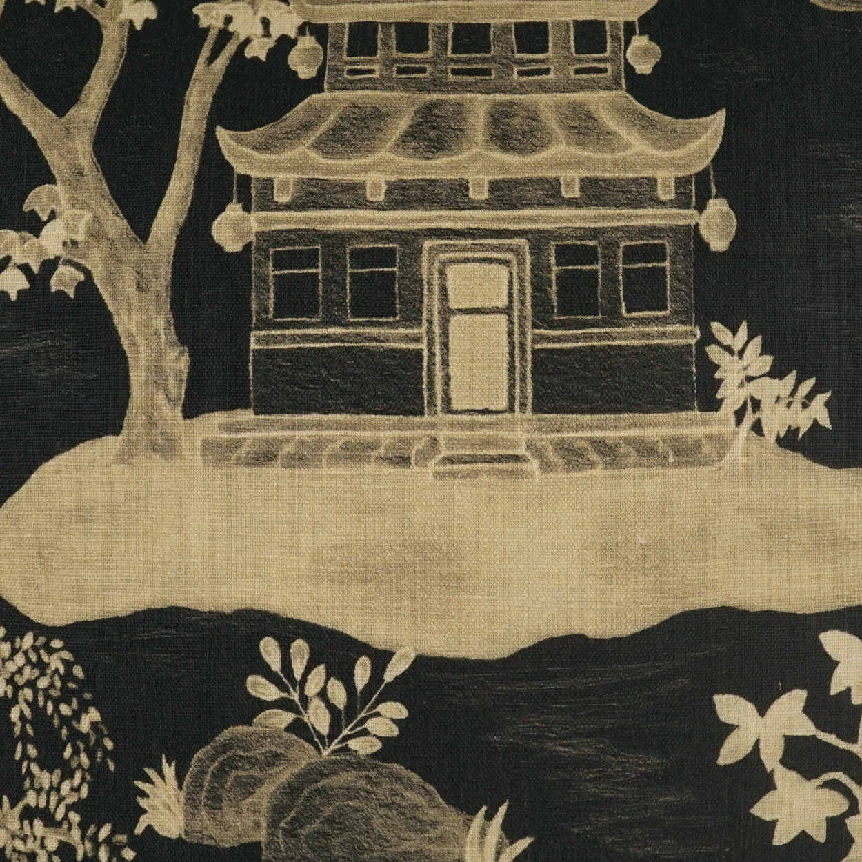 Tang Cotton Throw Pillow