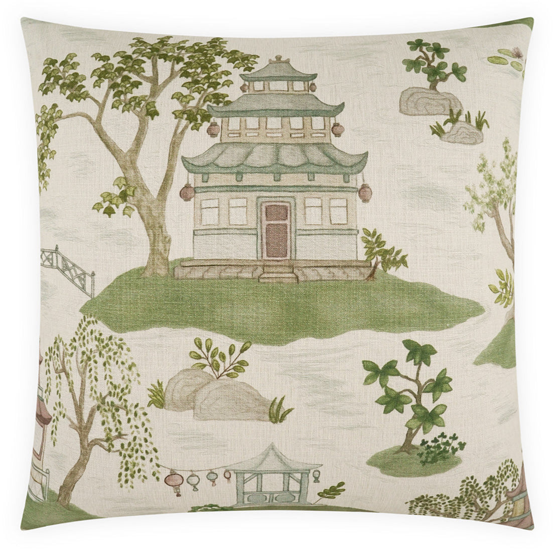 Tang Cotton Throw Pillow