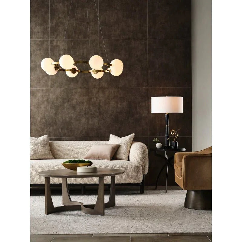 Tapered Silhouette Smooth Marble Design Table Lamp - LOOMLAN - Wildwood - Table Lamps