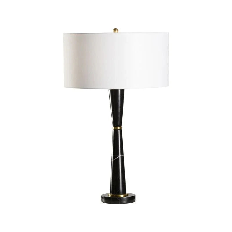 Tapered Silhouette Smooth Marble Design Table Lamp - LOOMLAN - Wildwood - Table Lamps