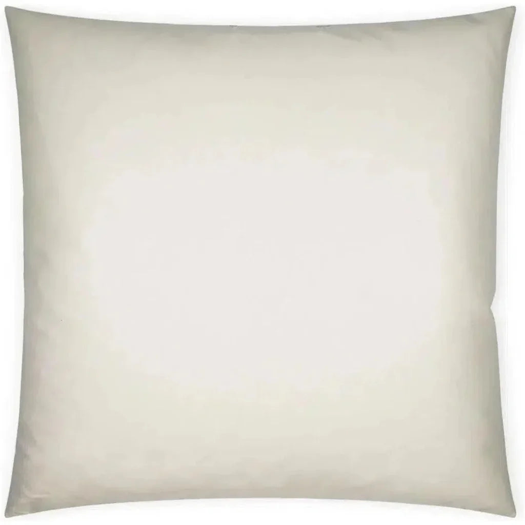D.V. Kap Tartan Buff Plaid Check Tan Brown Large Throw Pillow