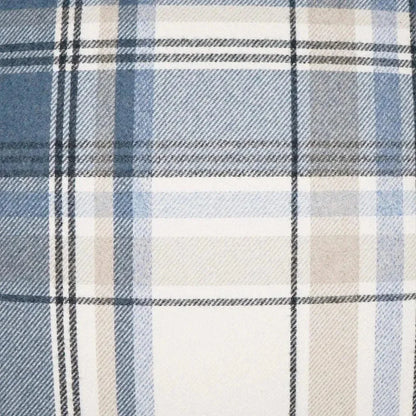 D.V. Kap Tartan Navy Plaid Check Navy Large Throw Pillow Insert