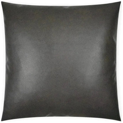 D.V. Kap Tartan Plaid Check Yellow Grey Large Throw Pillow
