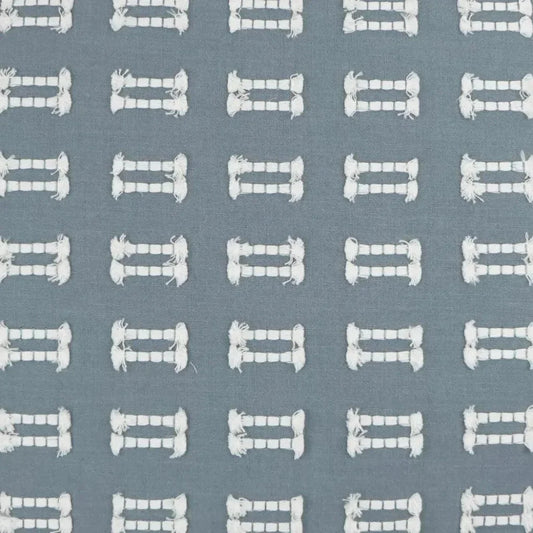 Tassels Seaside Slate Blue Large Throw Pillow Insert - LOOMLAN - D.V. Kap - Throw Pillows