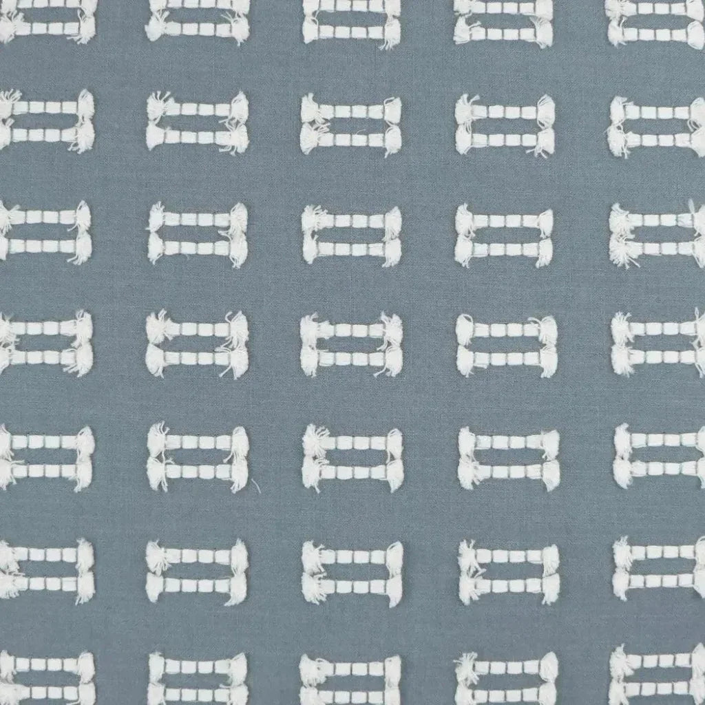 Tassels Seaside Slate Blue Large Throw Pillow Insert - LOOMLAN - D.V. Kap - Throw Pillows