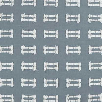 Tassels Seaside Slate Blue Large Throw Pillow Insert - LOOMLAN - D.V. Kap - Throw Pillows