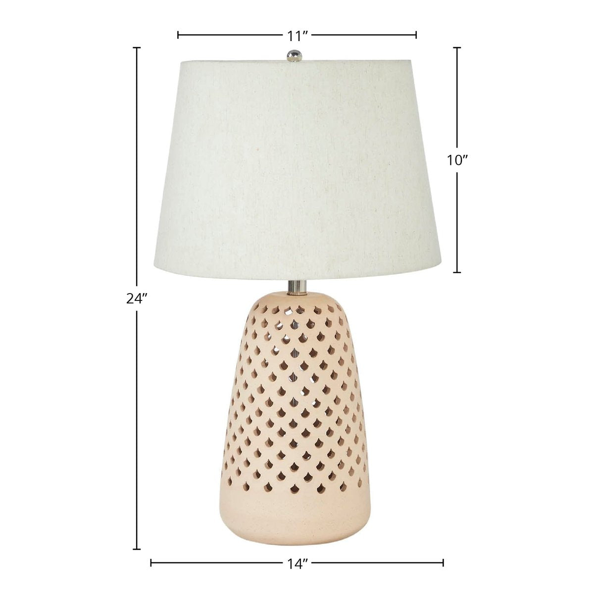 LH Home Taverna Ceramic Table Lamp
