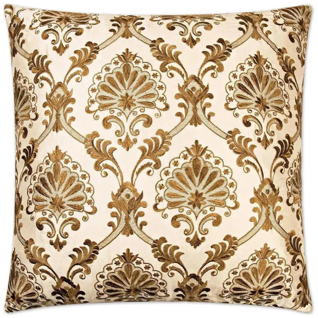 Tavoos Gold Throw Pillow With Insert - LOOMLAN - D.V. Kap - Throw Pillows