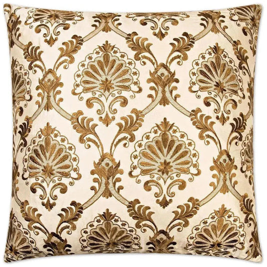 Tavoos Gold Throw Pillow With Insert - LOOMLAN - D.V. Kap - Throw Pillows