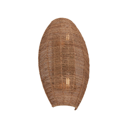 Teague Raffia Rope Shade Wall Sconce