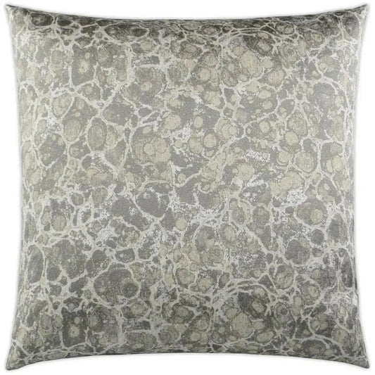 Terrazzo Silver Throw Pillow With Insert - LOOMLAN - D.V. Kap - Throw Pillows