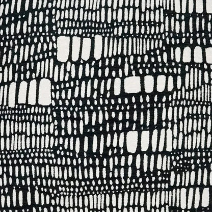 D.V. Kap Tesota Domino Abstract Black Large Throw Pillow Insert