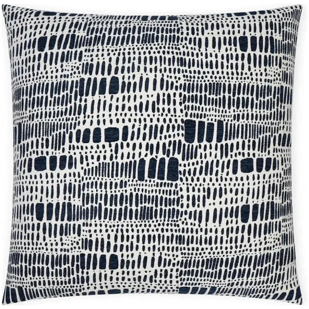 D.V. Kap Tesota Navy Large Throw Pillow With Insert
