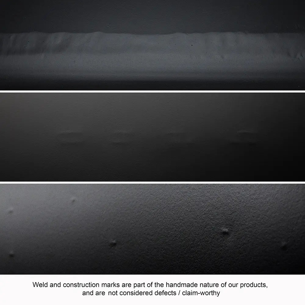 Tetris Rectangular Black Dining Table-Dining Tables-Noir-LOOMLAN