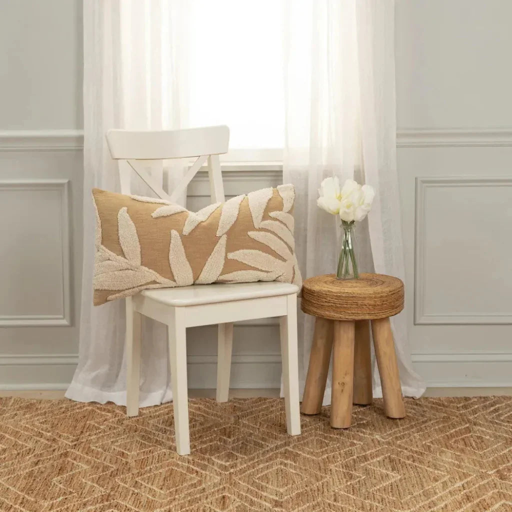 Textural Long Lumbar Pillow With Insert - LOOMLAN - LOOMLAN - Throw Pillows