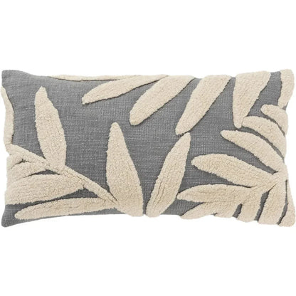 Textural Long Lumbar Pillow With Insert - LOOMLAN - LOOMLAN - Throw Pillows