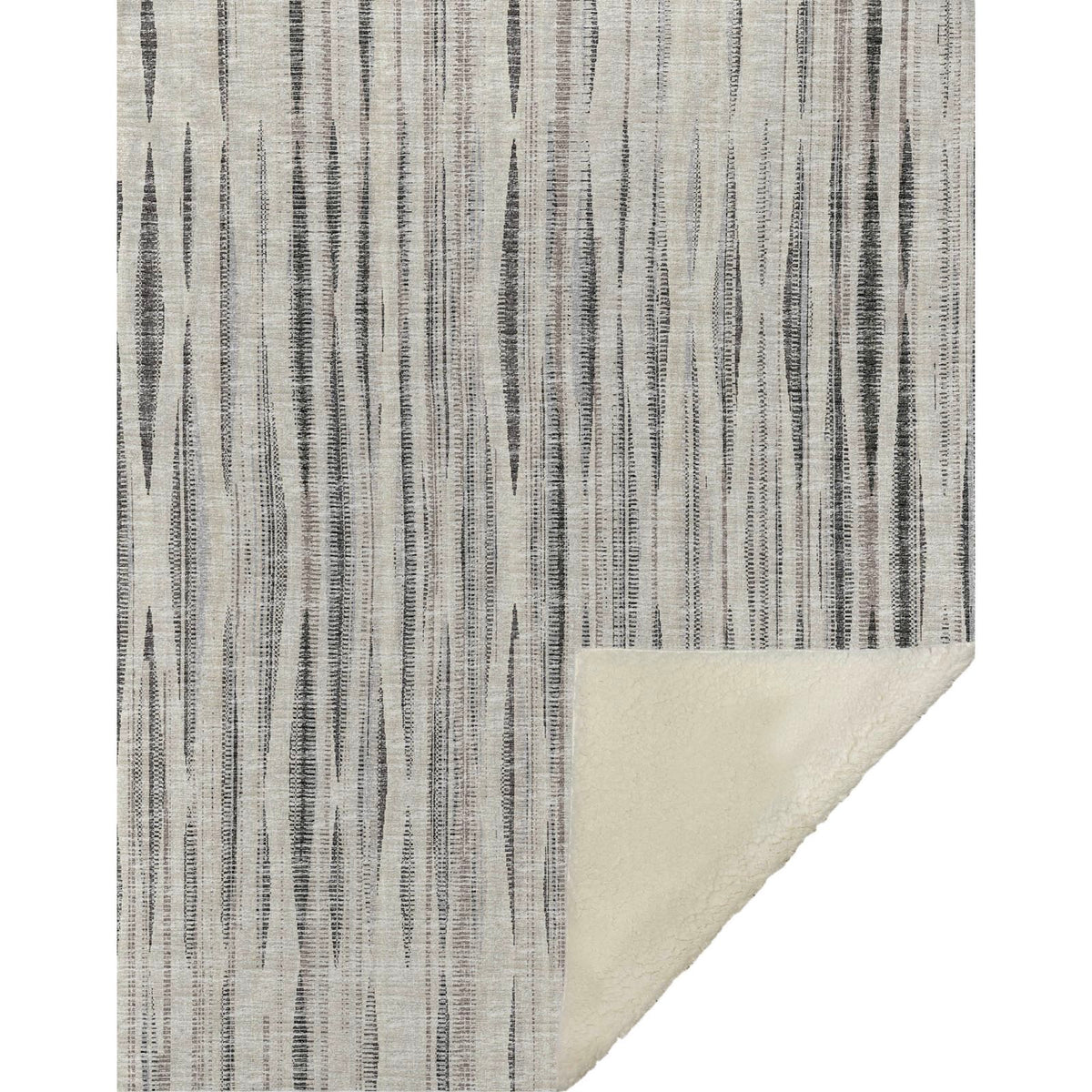 Textured Stripes 50" x 70" Throw Blanket -- view 3