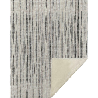 Textured Stripes 50" x 70" Throw Blanket -- view 3