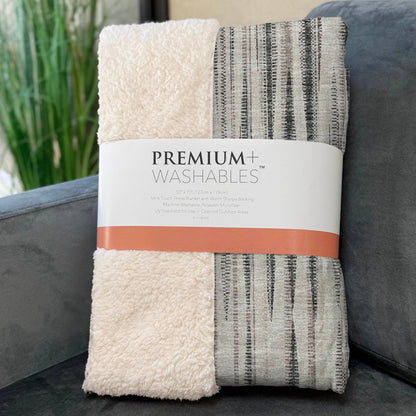Textured Stripes 50" x 70" Throw Blanket -- view 4