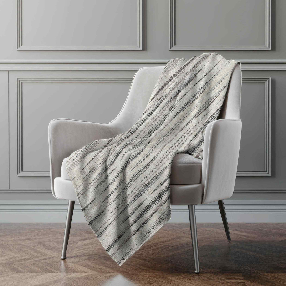 Textured Stripes 50" x 70" Throw Blanket