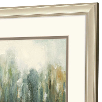 Textured Treeline Green Framed Wall Art 2PC -- view 4