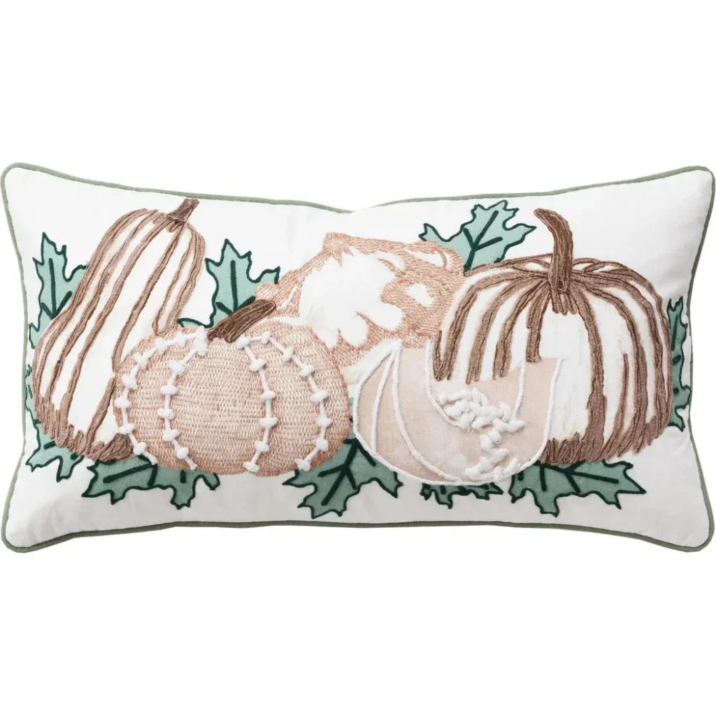 Thanksgiving Decorative Lumbar Pillow Pumpkin Jill - LOOMLAN - LOOMLAN - Throw Pillows