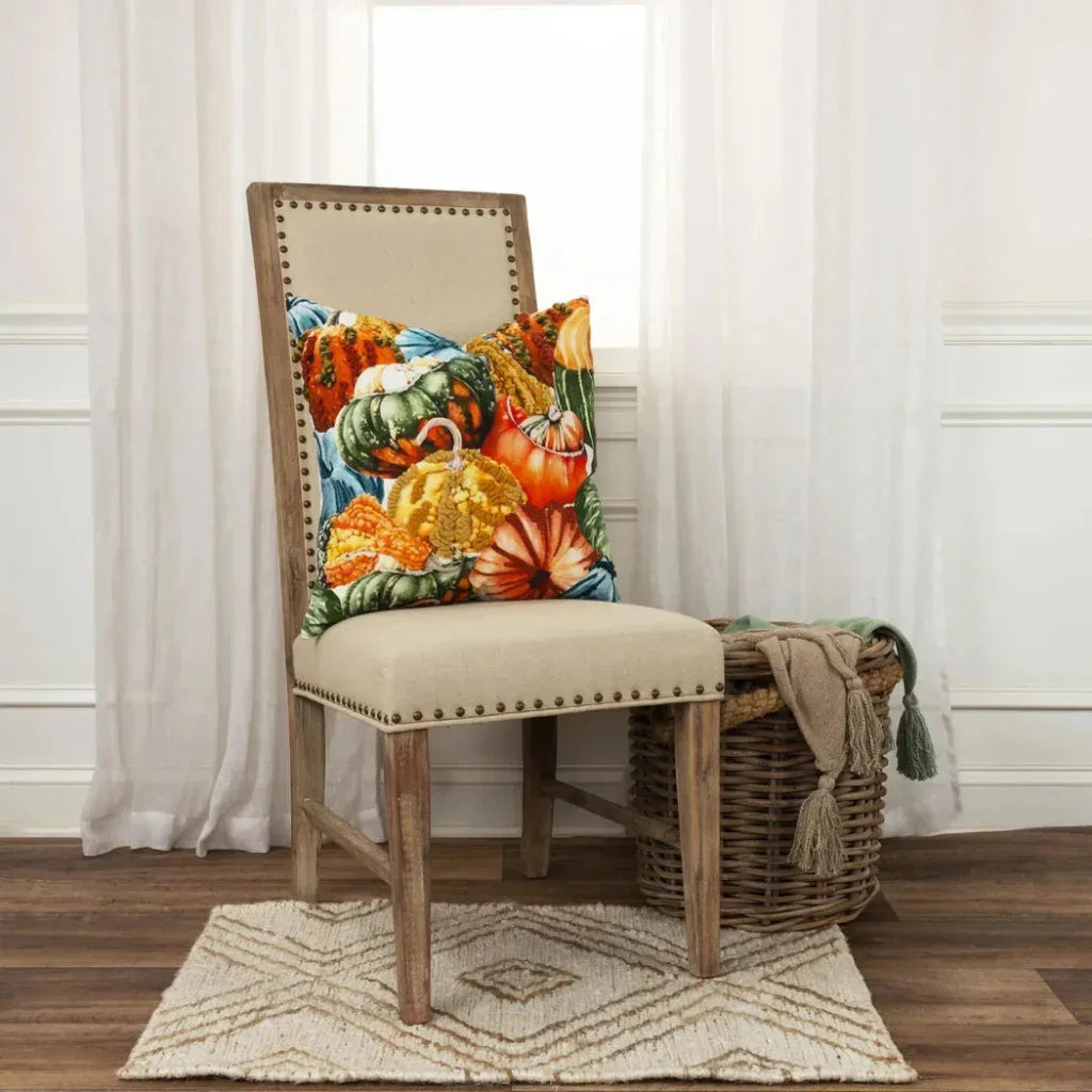 Thanksgiving Multicolor Throw Pillow Zoey - LOOMLAN - LOOMLAN - Throw Pillows