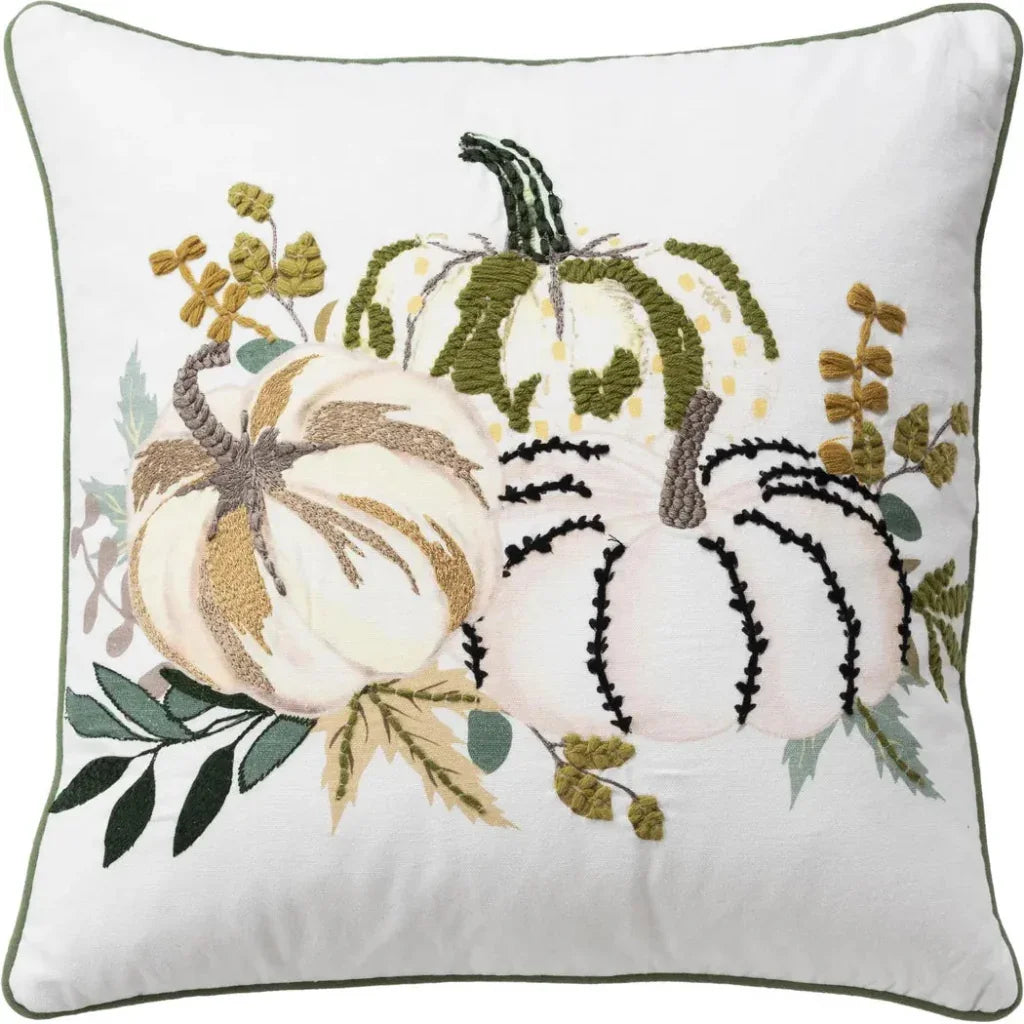 Thanksgiving Pastel Pumpkin Throw Pillow Raya - LOOMLAN - LOOMLAN - Throw Pillows