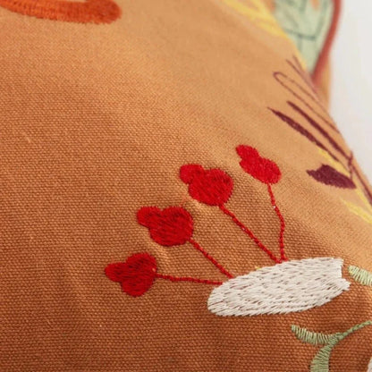 Thanksgiving Throw Pillow Orange Rust Axel - LOOMLAN - LOOMLAN - Throw Pillows