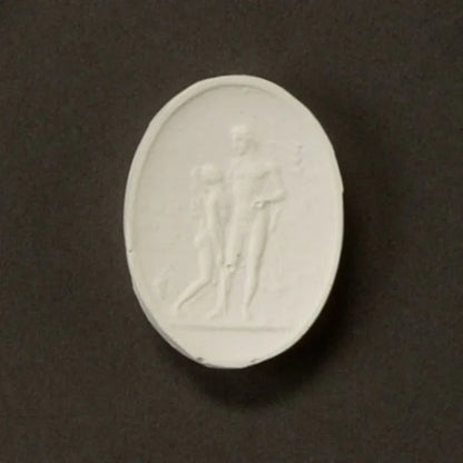 The Grand Tour Intaglios Gold Leaf Framed Artwork-Framed Wall Art-Chelsea House-LOOMLAN