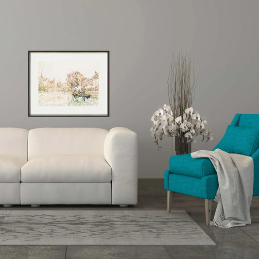 The Pont Neuf Paris Wood Frame Multi Canvas Art