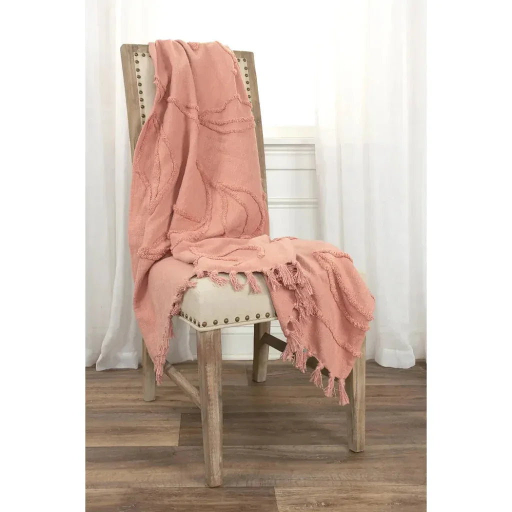 Thelma Textured Cotton Throw Blanket - LOOMLAN - LOOMLAN - Throw Blankets