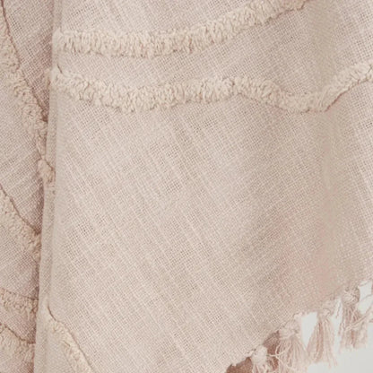 Thelma Textured Cotton Throw Blanket - LOOMLAN - LOOMLAN - Throw Blankets