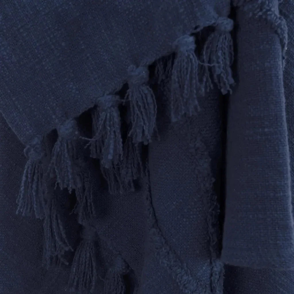 Thelma Textured Cotton Throw Blanket - LOOMLAN - LOOMLAN - Throw Blankets