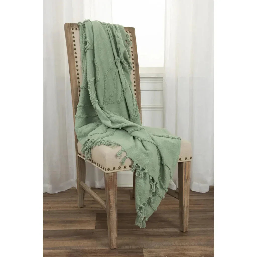 Thelma Textured Cotton Throw Blanket - LOOMLAN - LOOMLAN - Throw Blankets