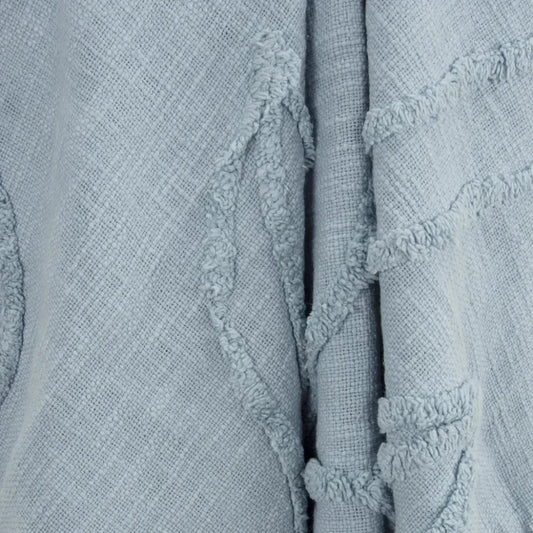 Thelma Textured Cotton Throw Blanket - LOOMLAN - LOOMLAN - Throw Blankets