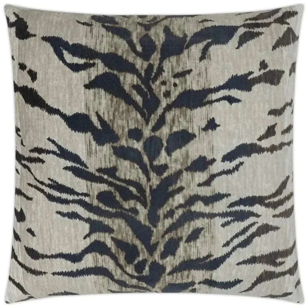 D.V. Kap Tiago White Grey Throw Pillow With Insert