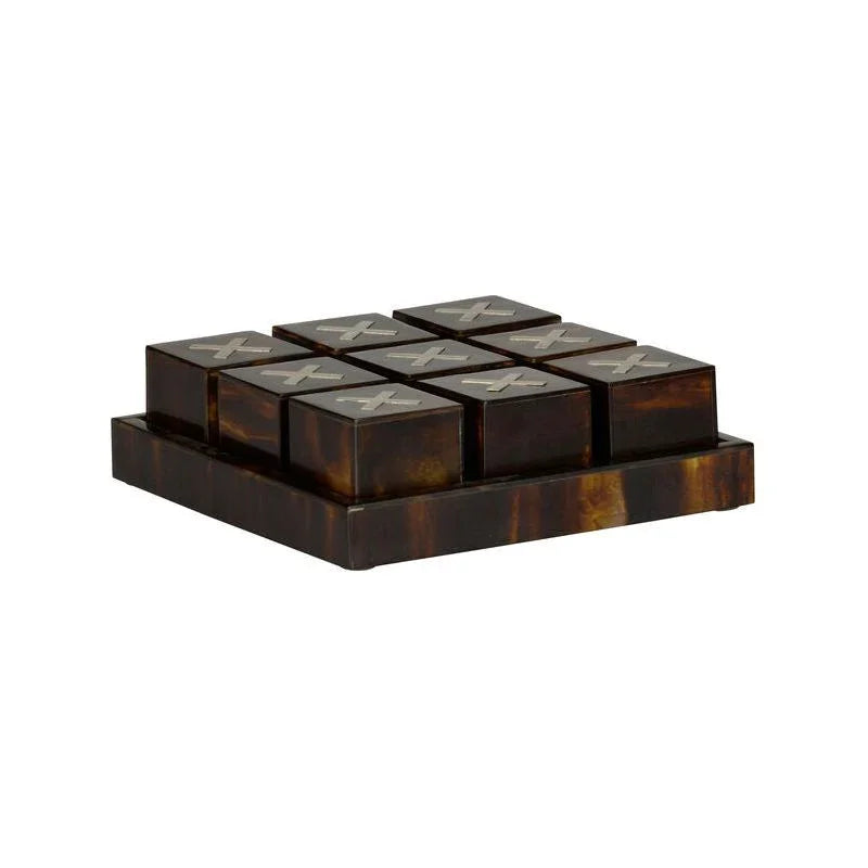 Tic Tac Toe White Game Box - LOOMLAN - Chelsea House - Boxes & Bowls