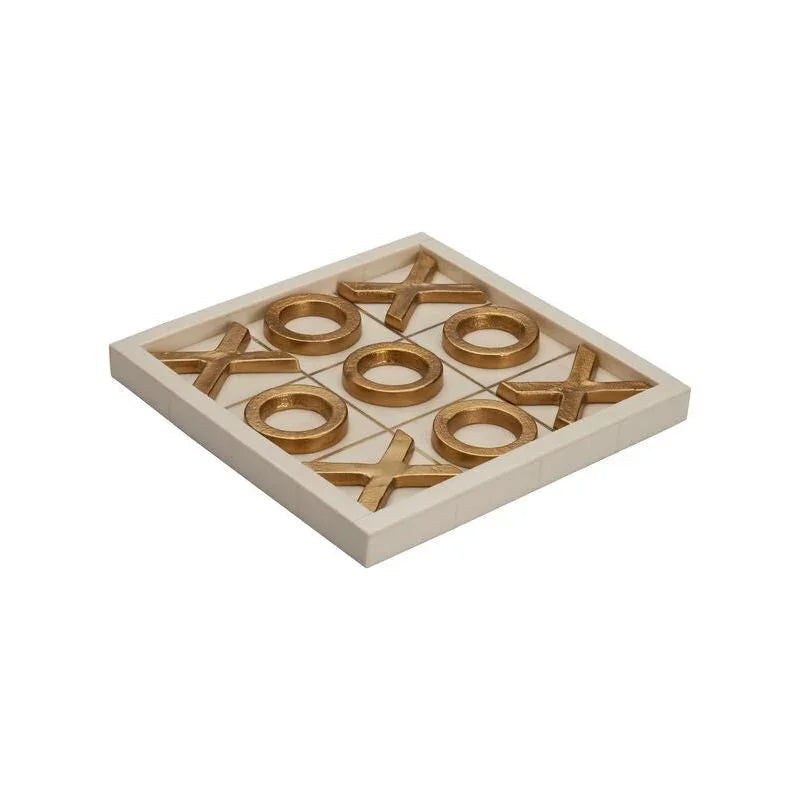 Tic Tac Toe White Game Box - LOOMLAN - Chelsea House - Boxes & Bowls