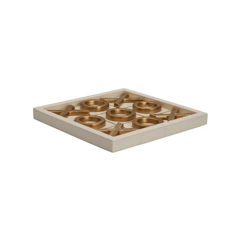Tic Tac Toe White Game Box - LOOMLAN - Chelsea House - Boxes & Bowls