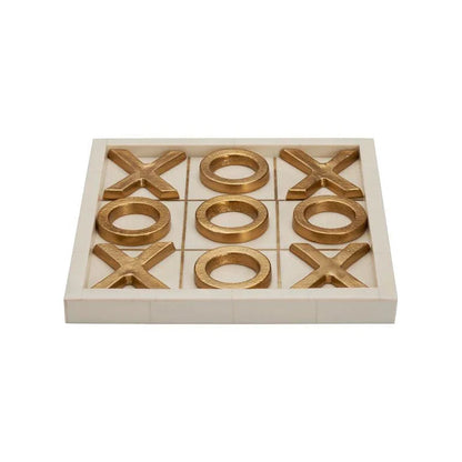 Tic Tac Toe White Game Box - LOOMLAN - Chelsea House - Boxes & Bowls