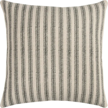 Ticking Stripe Decorative Pillow With Insert - LOOMLAN - LOOMLAN - Throw Pillows