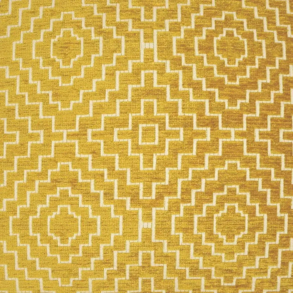 Tile Curry Global Yellow Large Throw Pillow Insert - LOOMLAN - D.V. Kap - Throw Pillows