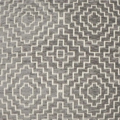 Tile Mushroom Grey Large Throw Pillow Insert - LOOMLAN - D.V. Kap - Throw Pillows