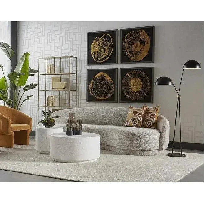 Time Lines Set Of 4 Luxe Art Charcoal-Framed Wall Art-SUNPAN-LOOMLAN