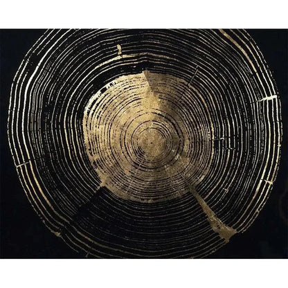 Time Lines Set Of 4 Luxe Art Charcoal-Framed Wall Art-SUNPAN-LOOMLAN