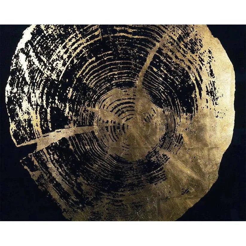 Time Lines Set Of 4 Luxe Art Charcoal-Framed Wall Art-SUNPAN-LOOMLAN