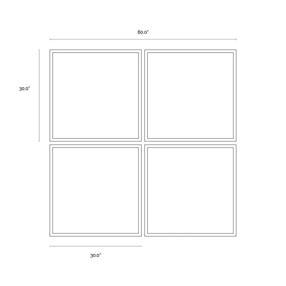 Time Lines Set Of 4 Luxe Art Charcoal-Framed Wall Art-SUNPAN-LOOMLAN