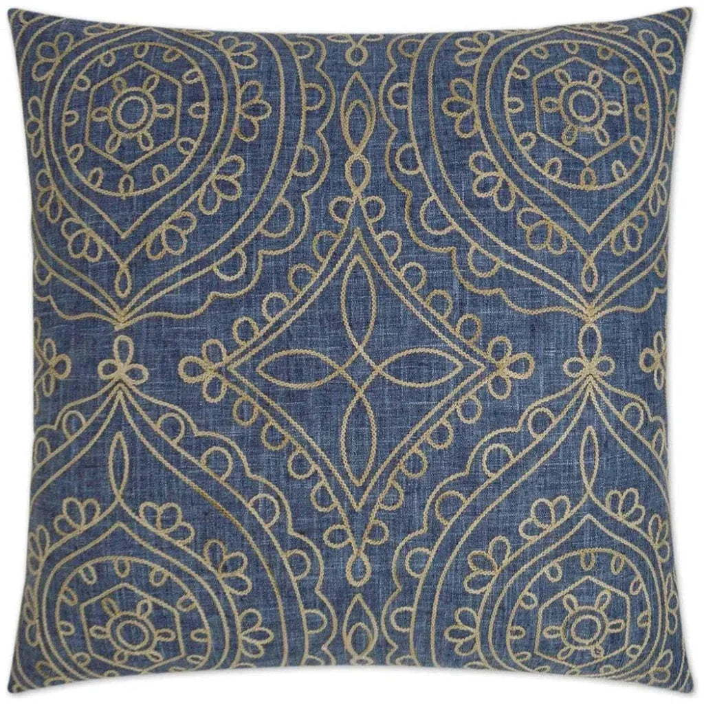 D.V. Kap Timelessness Denim Blue Throw Pillow Insert
